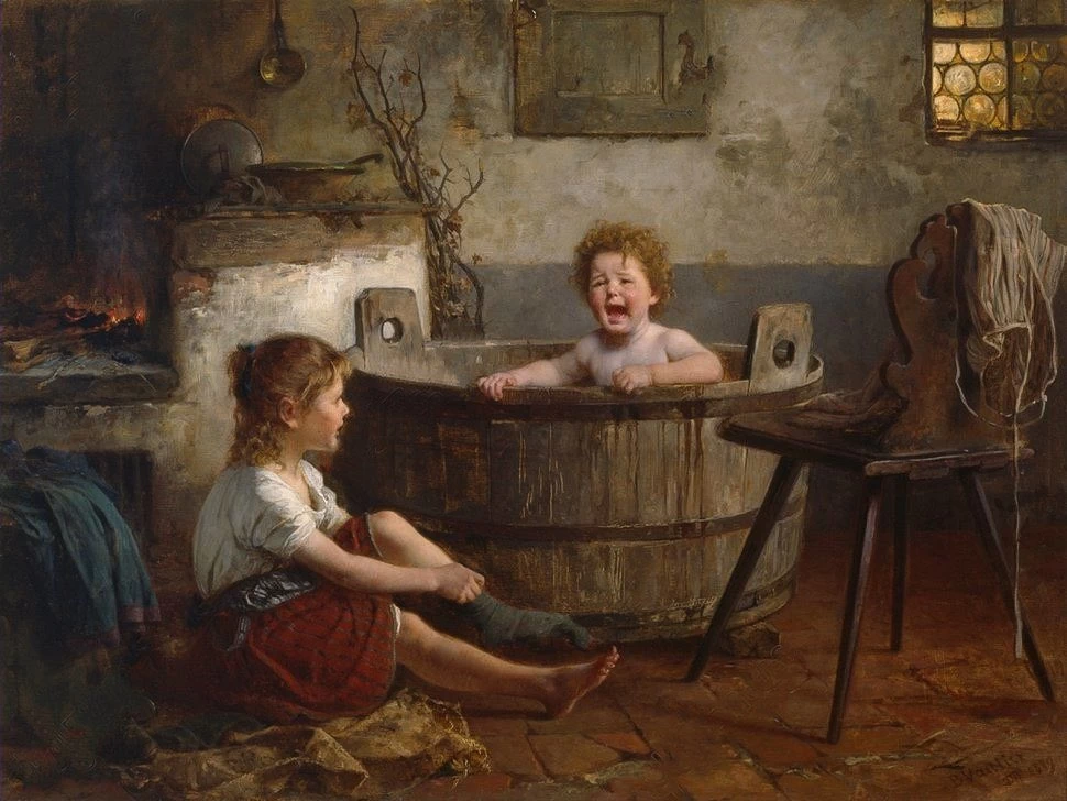 Bagno mattutino